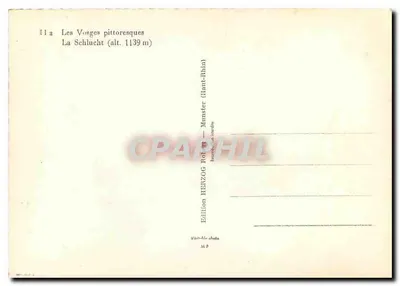 La Schlucht — Piekne Vosgi — Wydawnictwo HEINZOG — Rewers