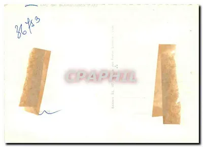 Jezioro Bouilleuses — Widok panoramiczny — Wydawnictwo S.L. 157 Braci Lattion - Lyon — Rewers