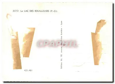 Il Lago delle Bouillouses — P.O. — Éditions S.L. 157, avenue des Frères Lumière - Lyon — Verso