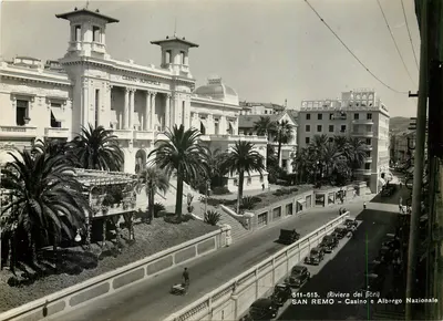San Remo — Kasyno Municipalne i Hotel Narodowy — F. & C. Brunner