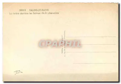 Salins-les-Bains — Rzeka za solankami — N.D. Libératrice — Rewers