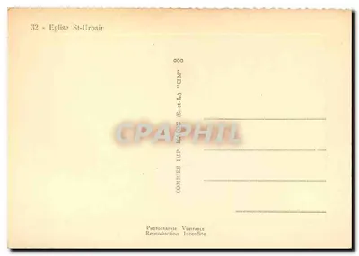 Froyes (Haute-Marne) — Igreja de São Urbano — Fotografia de Cinq — Verso