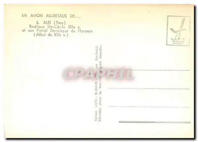 Albi — Bazylika św. Cecylii i jej Portale Florenckie — wydawnictwo Lapie — Rewers
