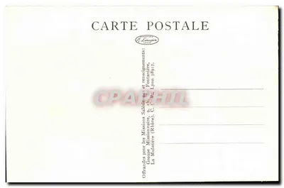 Kiniama — Catéquese diante das cabanas — Missões Salesianas — Verso