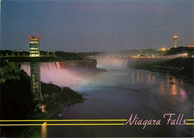 Cataratas do Niagara — iluminação noturna — Royal Specialty Sales, Toronto