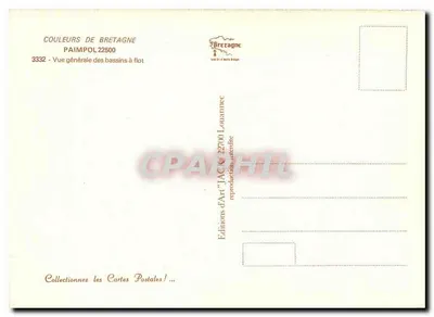 Paimpol — Ogólny widok basenów flotowych — Wydawnictwo Sztuki 'JAC' 22700 Louannec — Rewers