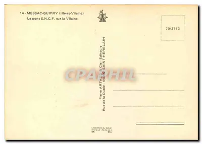 Messac-Guipry — Puente S.N.C.F. sobre la Vilaine — Pierre Artaud & Cie, Saint-Herblain — Reverso
