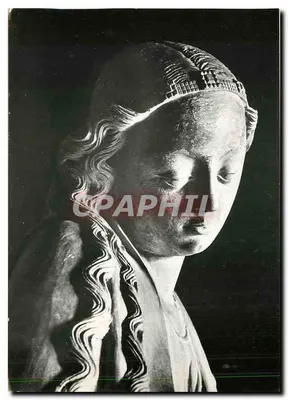 Capela do Castelo — Estátua de Santa Joana de Valois — detalhe do século XV — Service Commercial Historiques III - Paris