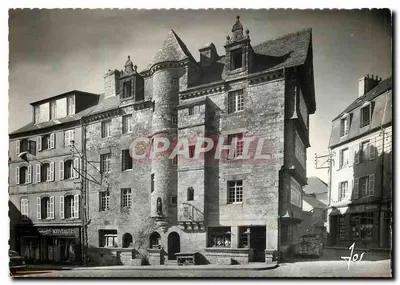 Landerneau (Finistère) — Velha casa da Renascença data de 1664, dita casa da Rainha Ana — Edições d'Art JOS, Le Doaré