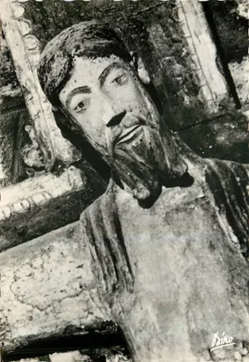 Cristo bizantino do século XII — Detalhe — Foto Goubin, Font-Romeu