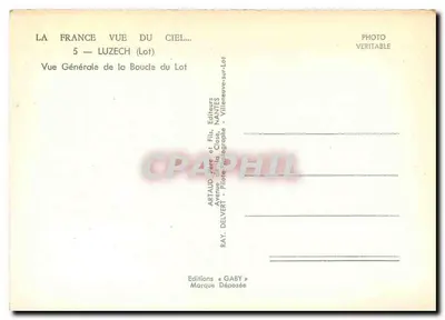 Ogólny widok pętli Lot — Luzech (Lot) — Wydawnictwo Gaby — Rewers