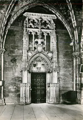 Entrada da Sacristia do Capítulo — Catedral de São Etienne de Bourges — Coleção Catedral de Bourges, n° 7213