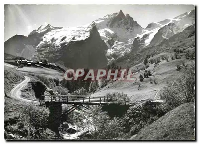 Ponte do Clos Raffin — Le Chazelet e a Meije — La Grave-en-Oisans