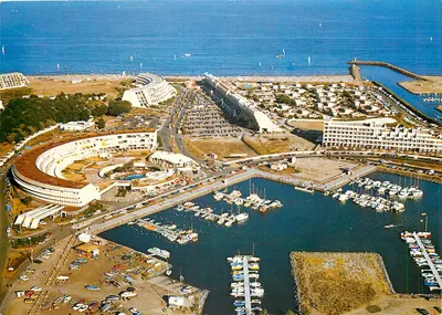Cap d'Agde (34) — Vista geral de Port Nature — Edição Larrey Toulouse