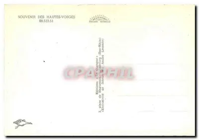 Hautes-Vosges — krajobrazy i drogi — Wydawnictwo «La Cigogne» — Rewers