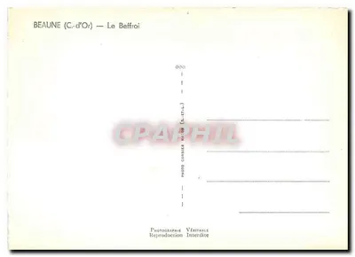 Beaune (Côte-d'Or) — O Sino — Verso
