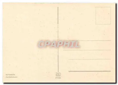 Rotterdam - Oud Delftshaven — Fabricado por Reutels, n° 971/354 — Verso