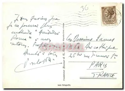 Strada Amalfi-Sorrento — widok panoramiczny — Fotobulino & E. Torio, n°26-5 — Rewers