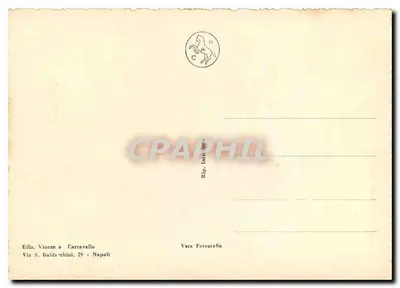 Napoli — Piazza Municipio i Stacja Marittima — Wydawca Edin. Vincen o Carravallo — Rewers