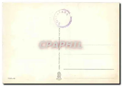 Capri — Pejzaż — lotnicza widok miasta i zatoki — Attozca, seria 7197-48 — Rewers