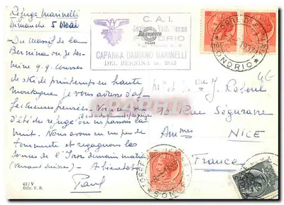 Valmalenco - schron Marinelli m. 2812 — wydawca V.S. (42/V) — Rewers