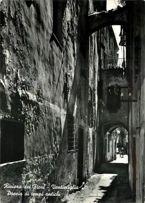 Riviera dei Fiori - Ventimiglia — Poesia de tempos antigos — Ed. Ditta Casella - Libr. Internaz. - Ventimiglia