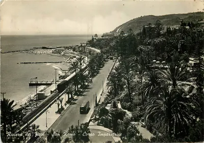 Riviera dei Fiori - San Remo - Corso Imperatrice — Wydawca Gina Gandolfi in Regno