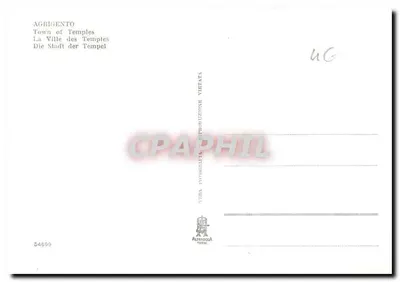 Agrigento — Miasto świątyni — Astronocca — Rewers