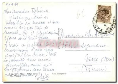 Cortemilia - Santuário da Pieve — editor Cart. Alma, série não visível — Verso