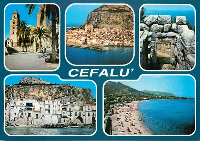 Cefalù — vista panorâmica e sites — Ed. Enzo Amoroso, n° 43