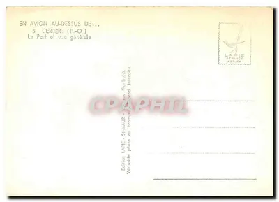Cerbère (P.-O.) — Vista geral do porto — Edição LAPIE — Verso
