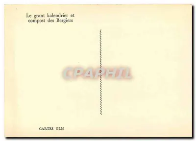 Grudzień — kalendarz Bergierów — KARTY GLM — Rewers
