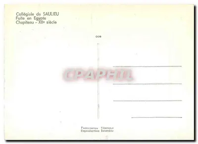 Ucieczka do Egiptu — Kapitel z XII wieku — Kolegiata w Saulieu — Rewers