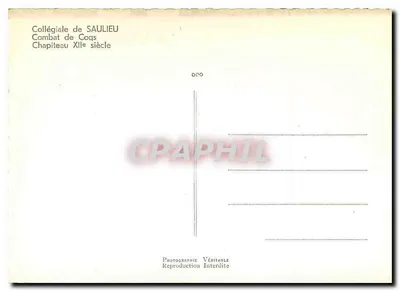 Kollegiata w Saulieu — Bitwa kury — Kapitel XI wieku — Rewers