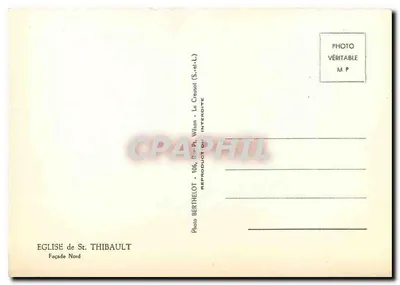 Kościół Świętego Tymoteusza — Front północny — Fotografia Berthelot — Rewers
