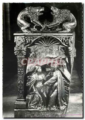 Montreuil (Yonne) — Stalles da igreja (século XVI) — Foto Collin (Mestre) Tél. 29