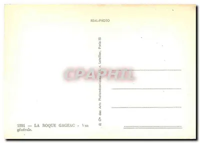 La Roque-Gageac — Ogólny widok — Ch. des Arts Photomécaniques, 44, rue Letellier, Paryż — Rewers