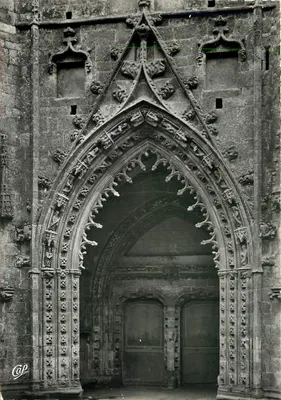 Pórtico do Kreisker — Saint-Pol-de-Léon — Bilhete postal moderno Letellier, Paris