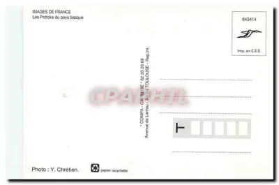 Os Pottoks — País Basco — IMAGES DE FRANCE n°643414 — Verso