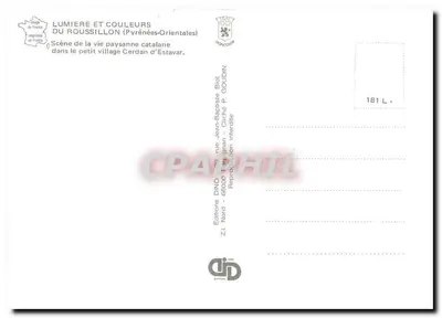 Cerdan d'Estavar — Cena da vida camponesa catalã — Éditions DINO — Verso