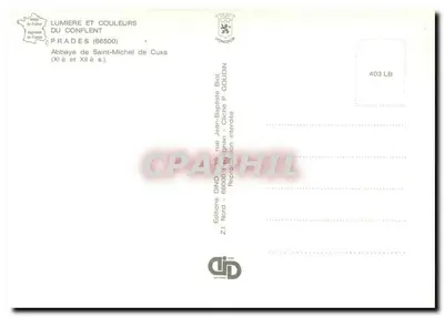 Abbatia św. Michała w Cuxa — XI i XII wiek — Wydawnictwo DINO — Rewers