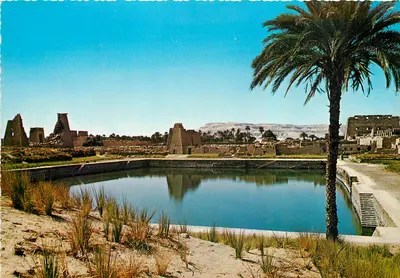 Luxor-Karnak — Lago sagrado — editor Nuitz, n° 4447