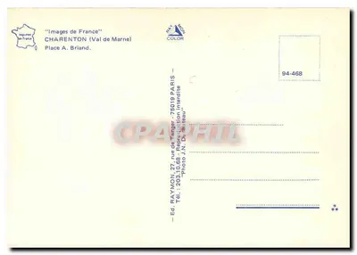 Place A. Briand — Charenton (Val-de-Marne) — Ed. 'Images de France' n° 94-468 — Verso