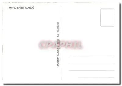 Saint-Mandé — Rada Miejska — G.J. — porównanie 'Wczoraj' i 'Dzisiaj' — Rewers