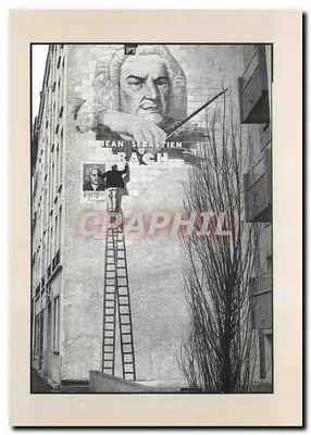 Muro de Riet, rua Clisson, Paris — Mural de Jean-Sébastien Bach — Éditions Paris en Scène