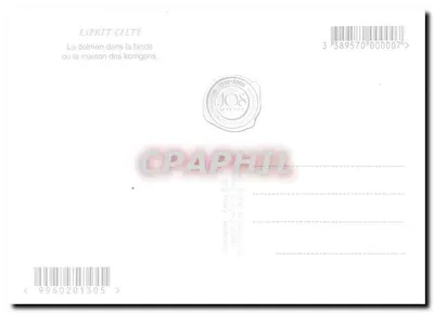 Dolmen — casa dos korrigans — Jos Le Ellain — Verso