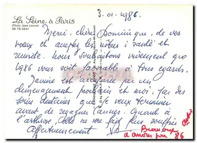 A Seine em Paris — Foto Jean Louvel — Edições Dufresne — Verso