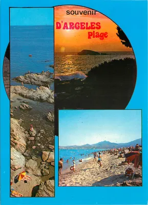 D'Argeles Plage — lembrança — Edições S. Audumares, n° 4193