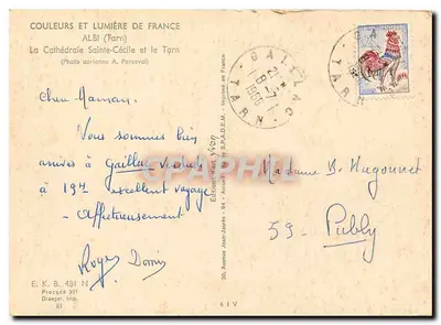 Albi — Katedra św. Cecylii i Tarn — Wydawnictwo Jean-Jaurès — Rewers