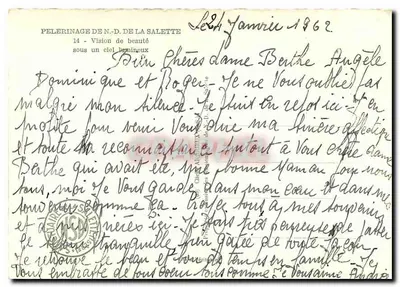 Igreja de La Salette — Pelerinagem de N.-D. de La Salette — Editor não visível — Verso